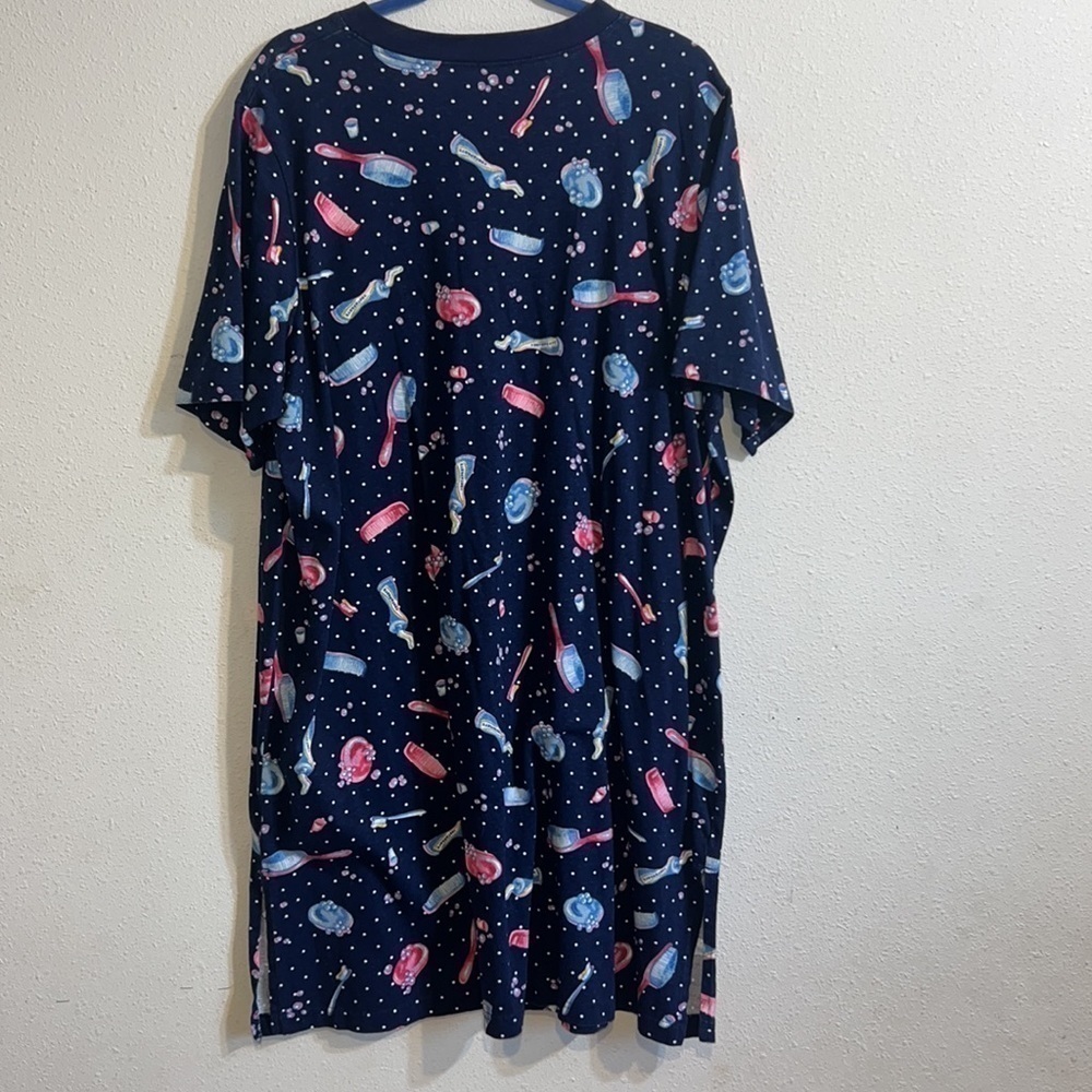 Dreams Co. Womens Graphic Sleep Night Gown 1X/2X - Picture 3 of 12